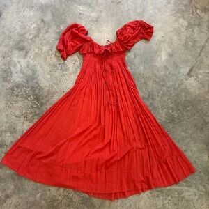 Doen Sol Dress - Tomato